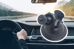 Autozuignap voor dashcamhouder - universele houder - stevige zuignapbasis - eenvoudig te bevestigen - SnelShoppen — thumbnail 2