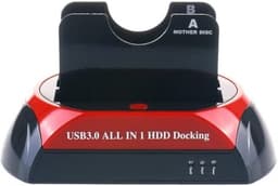 HDD Docking Station - Harddrive Adapter - Data Overzetten - All-in-One Design - 2.5/3.5 Inch - Zwart — thumbnail 3