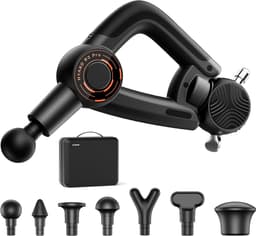 SnelShoppen - 3-in-1 Massage Gun - Diepe Weefselmassage - 16 mm Amplitude - Hoge Frequentie Vibration Therapie - Spier- en Skeletpijn Verlichting — thumbnail 1