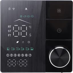 Slimme Thermostaat - Energiebesparende Regelaar - Comfort Verwarmen - AI Leert Gewoonten - 88x88 mm - Wit — thumbnail 3