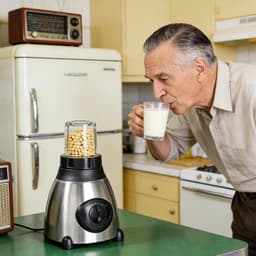 Keuken Mixer - Voedselprocessor Kruiden - Snel Ingrediënten Mixen - Continue Toevoeging Deksel - 1.5 Liter Inhoud - Zwart — thumbnail 3
