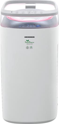 Heinner Luchtreiniger – 35 W – CADR 500 m³/u – Geschikt voor 35–60 m² – HEPA 13-filter – Ionisator – Auto & Silent Mode – 3 Snelheden – Wit/Zilver — thumbnail 1