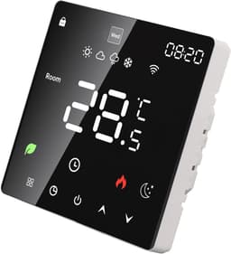 Slimme Thermostaat - Programmeerbare Thermostaat Touchscreen Thermostaat - Verwarming Regelen - LCD Kleurentouchscreen - 16A 4500W - Wit — thumbnail 1