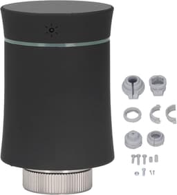Slimme Radiatorthermostaat - Thermostaatkraan Verwarmingsregeling - Energie Besparen - App en Spraakbediening - 5-45℃ - Zwart — thumbnail 5