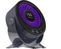Airco - Mobiele airco - ventilator - fan - aircooler - airco zonder afvoerslang - airconditioning - 150 snelheden - voor slaapkamer, eetkamer, studentenkamer, computerbureau, studenten - zwart