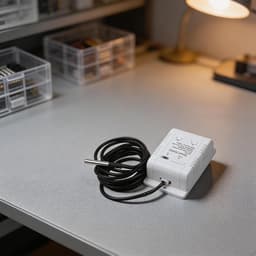 Slimme Thermostaat - Verwarming Controller - Energie Besparen - Met Vochtigheid Sensor - 16A 3000W - Wit — thumbnail 3