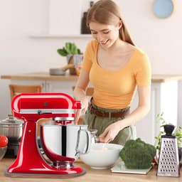 Schuifplaat Keukenmachine - Verschuifbare Onderlaag - Makkelijk Verplaatsen - Speciaal Vormontwerp - 45-5 Qt - Bruin — thumbnail 2