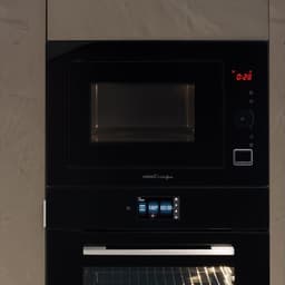 Inbouwmagnetron met Grill - Keukenapparaat - Snel Eten Bereiden - 25 Liter Capaciteit - 900 Watt - Zwart — thumbnail 3