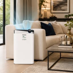 Heinner Forest Breeze Sense 488 Luchtreiniger – CADR 488 m³/u – Geschikt voor 34–58 m² – WiFi – HEPA H11-filter – UV-lamp – Ionisator – 12 Uurs Timer – 4 Snelheden – Wit — thumbnail 4