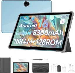 Blackview ZENO5 Tablet - 32GB RAM - 128GB ROM- 8300mAh- Android 16 - Blauw — thumbnail 1