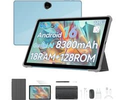 Blackview ZENO5 Tablet - 32GB RAM - 128GB ROM- 8300mAh- Android 16 - Blauw