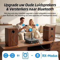 Fokelyi - Bluetooth-ontvanger/zender - Audio/tv/computersystemen met ondersteuning voor OLED-display/lage latentie/HD Bluetooth-audioadapter, uitgerust met USB/optische/RCA/3,5 mm AUX-ingang/uitgang. — thumbnail 5