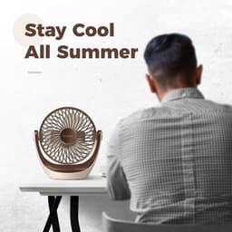 Solvix tafel ventilator geluidloos - USB Desk Fan - Zwart - Krachtige Luchtstroom - Stil in Gebruik - Voor Thuis en Kantoor — thumbnail 4