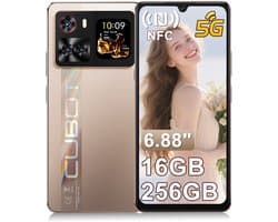 CUBOT X100 Smartphone - 5G - 16GB RAM - 256GB ROM - 5100 mAh - 6.88 inch 120Hz - Android 15 - NFC - OTG - Gouden