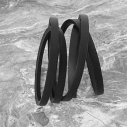 Aandrijfriem Rubber - Compatibel met John Deere LT150/LT160/LT170/LT180 - Slijtvast - Hoge temperatuur weerstand - 1 stuk - Zwart - Grasmaaier Riem — thumbnail 2