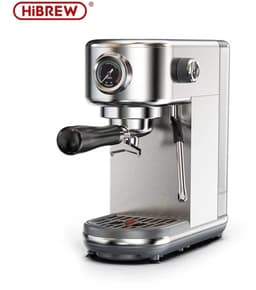 Mura Koffiemachines - Koffiezetapparaat - Melkopschuimer - Espressomachine - Instelbare Temperatuur - Kopjesverwarmer - Zilver — thumbnail 1