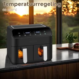 ApexArte® Heteluchtoven - Oven - Airfryer Oven - Zwart — thumbnail 2