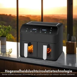 ApexArte® Heteluchtoven - Oven - Airfryer Oven - Zwart — thumbnail 4