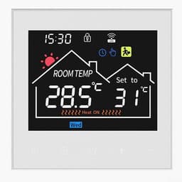 Slimme Thermostaat - Verwarming Regelaar - Comfort Verhoging - HD Display - 16A - Wit — thumbnail 1
