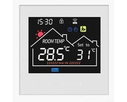 Slimme Thermostaat - Verwarming Regelaar - Comfort Verhoging - HD Display - 16A - Wit