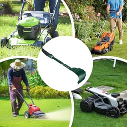 Maaierdek Schraper - Grasreiniger - Onderhoud Gazonmaaier - Ergonomisch Handvat - 40.5 cm - Zwart — thumbnail 5