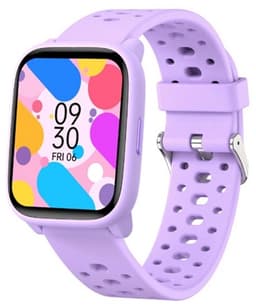 Smartwatch Kinderen – Geen App Nodig – Stopwatch – Stappen – Paars — thumbnail 1