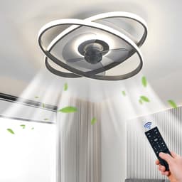 Plafondventilator met verlichting | Plafondventilator | Stil | Afstandsbediening — thumbnail 4