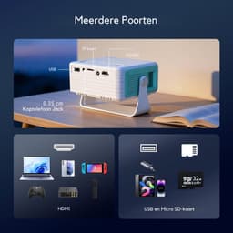 CLGP® Mini beamers - Projector - Mini beamer - Wit — thumbnail 2