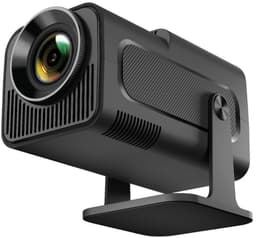 Beamer, Full HD, 4K-ondersteuning, Android-beamer, beamer voor buitengebruik met smartphone, draagbare thuisbioscoop, minibeamer, Wi-Fi, Bluetooth, 1080p, 180 graden draaibaar — thumbnail 1