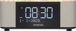 Kenwood CR-ST55DAB – Compacte DAB+ wekkerradio met Bluetooth, USB en verrassend krachtig stereogeluid - Houtkleur — thumbnail 3