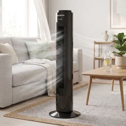 Hausberg Pro® Toren Ventilator 75CM | 3 Snelheden | 90° Oscillerend - Krachtig & Stil | Staand Torenventilator — thumbnail 1