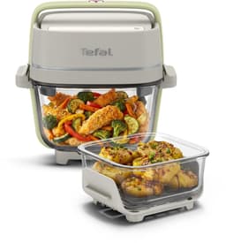 Tefal Crisp & Go FB701A - Airfryer met glazen schalen - 4 kookstanden - 1,4 L + 3,8 L - PFAS vrij — thumbnail 1