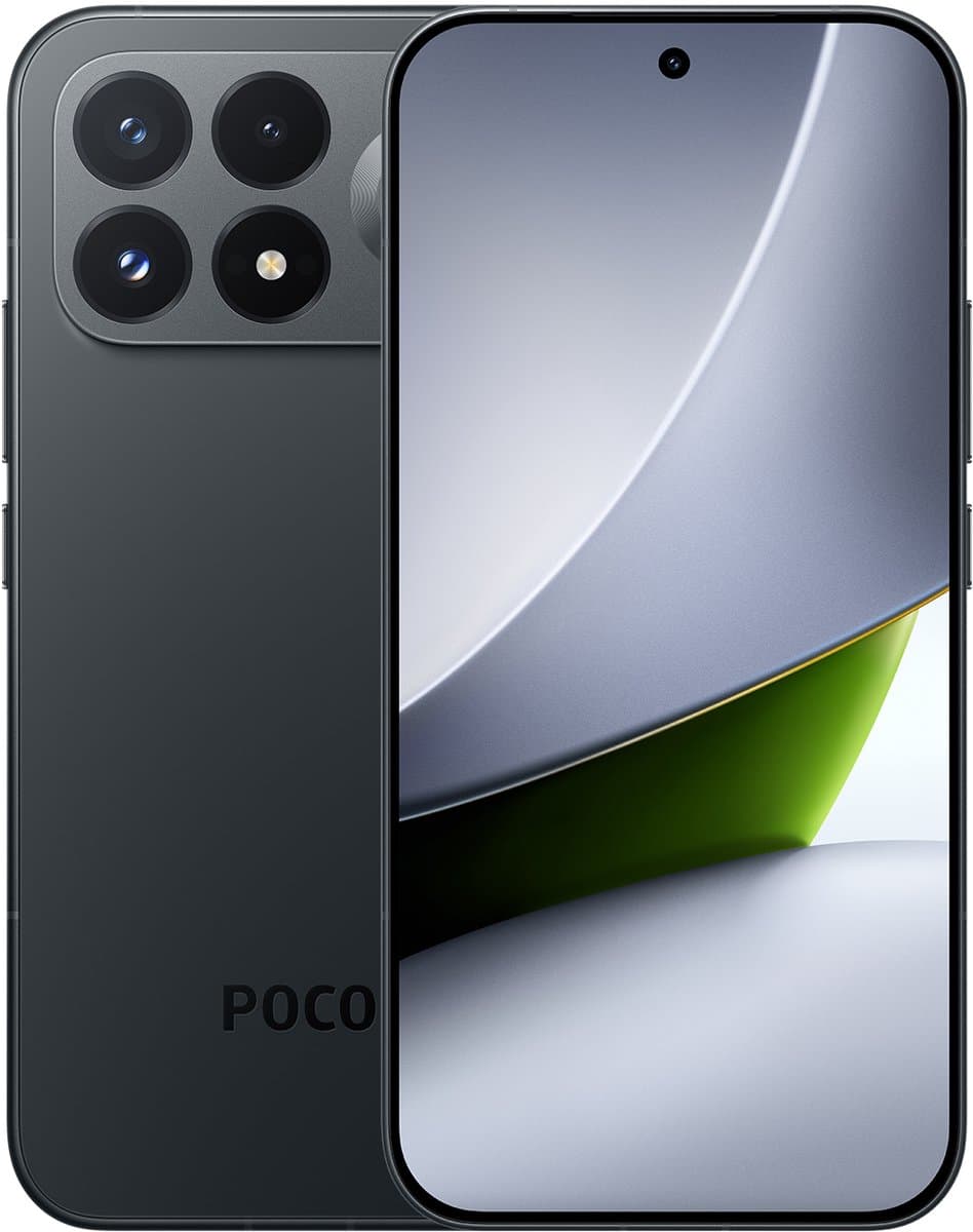 Xiaomi POCO F9 Pro - 12GB RAM - 512GB - Black - Snapdragon® 8 Elite Gen 5 Mobile Platform - 6,59-inch 185 Hz ultrahelder AMOLED display- 100 W bekabelde en 50 W draadloze HyperCharge — afbeelding 1