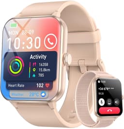 Blackview R50 Watch - Smartwatch Dames & Heren - SOS- Android & iOS - Roze — thumbnail 1