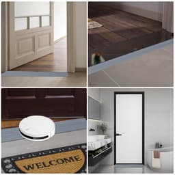 overgangsprofiel, 100 cm, antislip, 2 cm hoog, breedte 8 cm, binnen/buiten, badkamer, deur — thumbnail 5