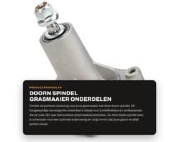 Spindel Vervangend Onderdeel - Deck Blade Spindel - Grasmaaier Accessoire - Scherpe Snede - Duurzaam Materiaal