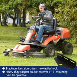 Dailygoods - Universele Trekhaak Adapter voor Grasmaaier en Aanhanger - Robuust en Duurzaam — thumbnail 4