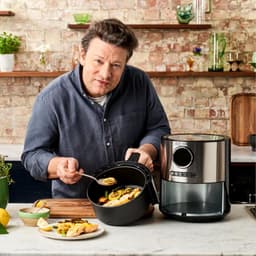 Heteluchtfriteuse XL - Airfryer Frituurpan - Gezond Frituren - 8 Automatische Programma's - 42 Liter - Roestvrij staal — thumbnail 4