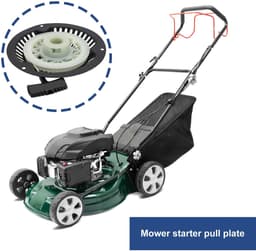 Dailygoods - Grasmaaier Terugslag Starter - Vervangingsdeel - Handmatig - Compatibel met Webb WER46SP - Duurzaam ontwerp - Geschikt voor grasmaaiers — thumbnail 1