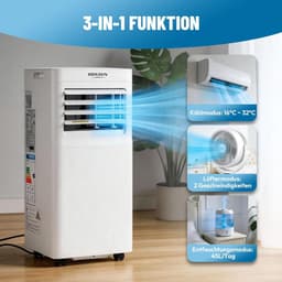 Mobiele Airco - Airconditioner Koeler - Ruimte Koelen - 3-in-1 Functies - 20 m² - Wit — thumbnail 5