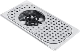 Roestvrijstalen Bekerspoeler - Glazenreiniger Keuken - Hygiënisch Reinigen - Vijflaags Galvaniseren - 40L x 31B x 8H cm - Zilver — thumbnail 1