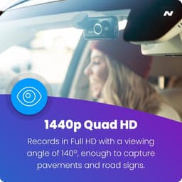 Thijox - Dashcam Auto 1440p Full HD, 3 Inch Touchscreen, 140° Groothoek, Nachtzicht, GPS, SOS-noodoproep, Parkeermodus, Wifi, Polarisatiefilter — thumbnail 5