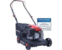 Grasmaaier met aandrijving - Loopmaaier gazon - Gazononderhoud thuis - Krachtige 4.0 pk motor - 39 cm maaibreedte - Grijs