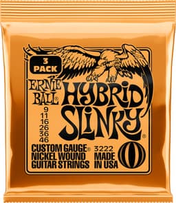 Ernie Ball Slinky Nickel Wound - Gitaarsnaren - Hybrid Slinky 3-Pack - 09-46 - Elektrische Gitaar — thumbnail 1