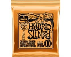Ernie Ball Slinky Nickel Wound - Gitaarsnaren - Hybrid Slinky 3-Pack - 09-46 - Elektrische Gitaar