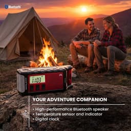 Midland ER300 PRO Bluetooth Emergency Radio C1663 Dynamo Zaklamp BT-speaker Zonnecel - Noodradio — thumbnail 2