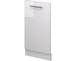 Vaatwasserfrontpaneel - Keukenfront Paneel - Keuken Completeren - Hoogglans Afwerking - 45 cm breed - Wit