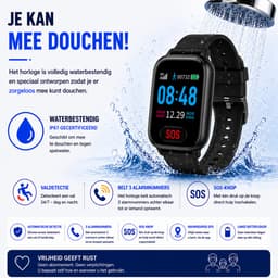 WatchSafer SOS Mini- GPS Horloge Senior - Smartwatch voor Ouderen - Persoonlijke alarmen - alarm horloge ouderen - GPS Horloge Alzheimer - Valdetectie — thumbnail 3