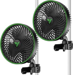 Ventilator Hangend- Clip-on Ventilator - Set van 2 - 2 Stuks - Smart App - Airco — thumbnail 1
