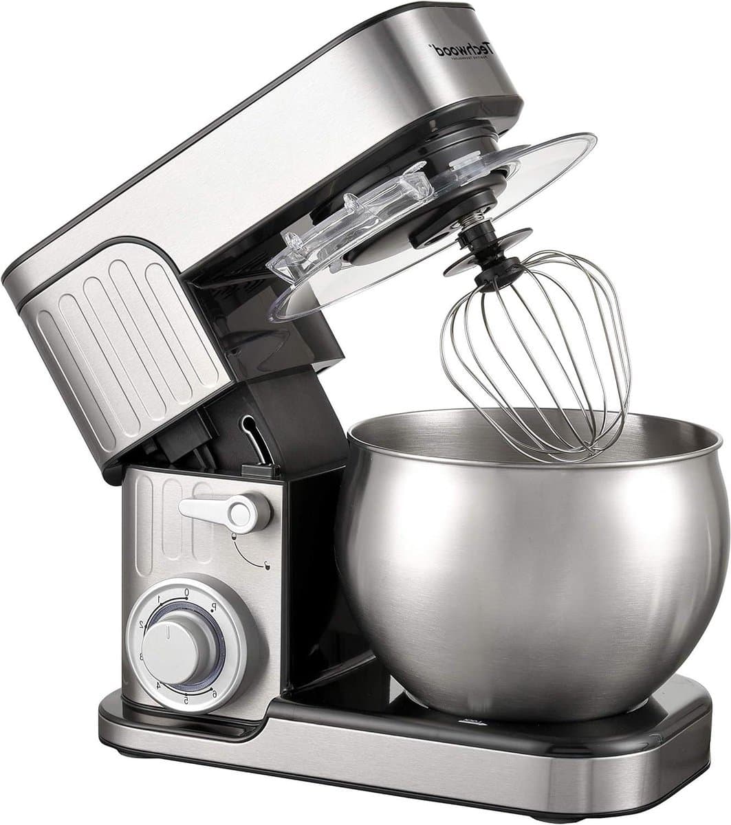 Keukenmachine - Multifunctionele mixer - Bakken en mixen - Krachtige 1300W motor - 6 liter kom - RVS — afbeelding 1